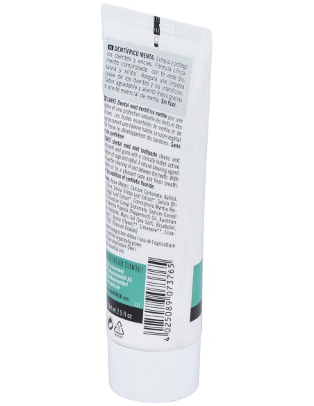Sante Dentifrico Menta Sin Fluor 75Ml