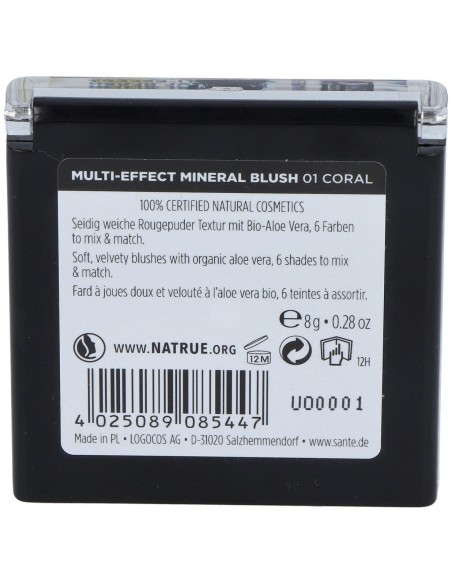 Colorete Multi Effect 6 Tonos 01 Coral 8Gr.