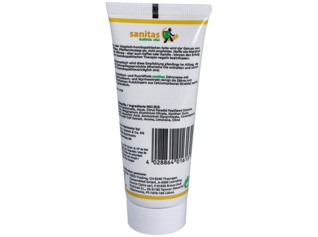 Sanitas Pasta De Dientes Citridental Active 75Ml