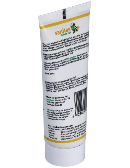 Sanitas Pasta De Dientes Citridental Active 75Ml