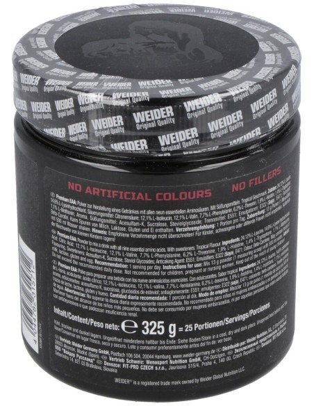 Weider Premium Eaa Zero Tropical 325Gr.