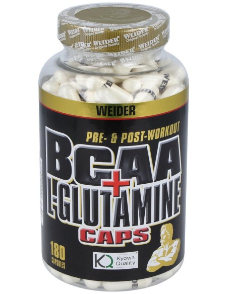 Weider Bcaa L-Glutamina 180Cap.