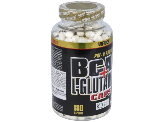 Weider Bcaa L-Glutamina 180Cap.