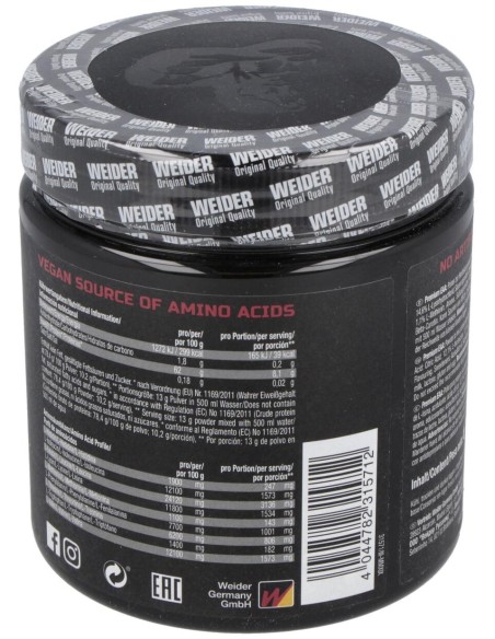 Weider Premium Eaa Zero Tropical 325Gr.