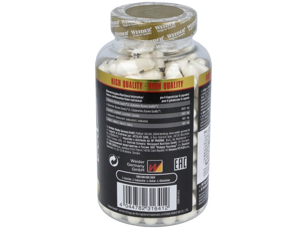Weider Bcaa L-Glutamina 180Cap.