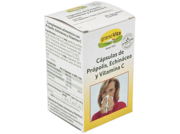 Granovita Capsulas Resfriado 75 Cap 250 Mg