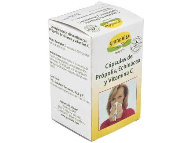 Granovita Capsulas Resfriado 75 Cap 250 Mg