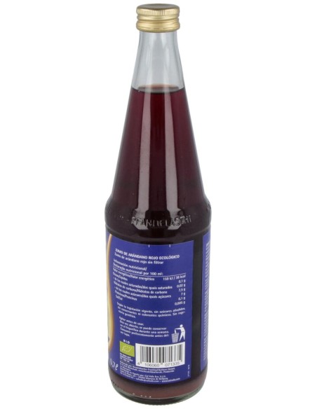 Zumo De Arandanos Rojos Antioxidante 700Ml. Eco