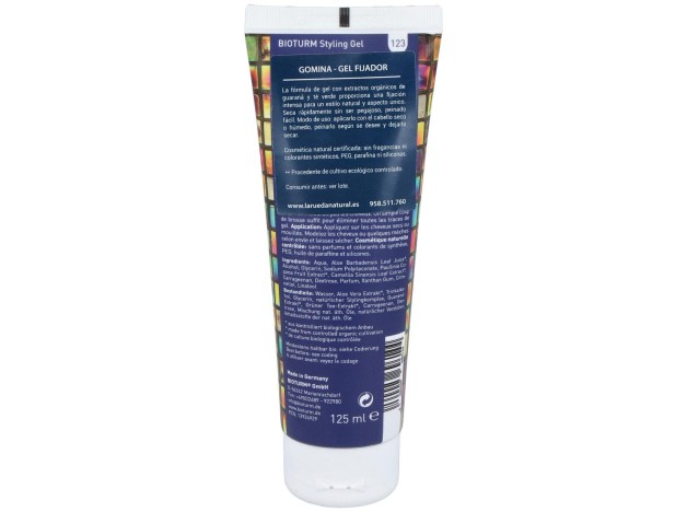 Bioturm Gel Capilar Fijador Estilo Natural 125Ml