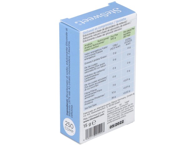 Stevia 250Tabletas
