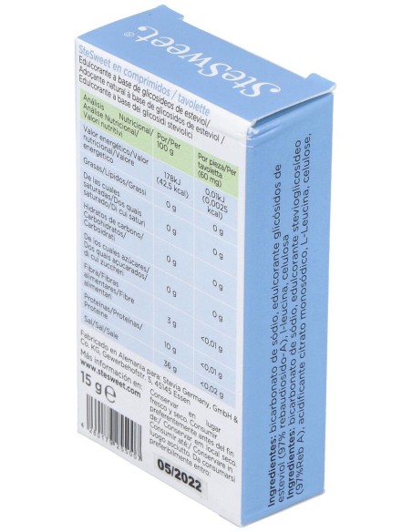 Stevia 250Tabletas