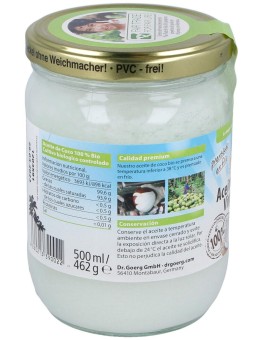 Aceite De Coco 500Ml. Bio