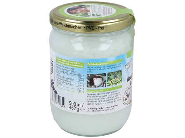 Aceite De Coco 500Ml. Bio