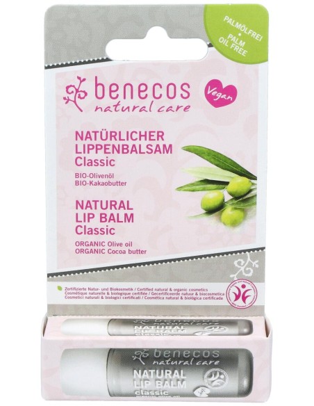 Benecos Cosmeticos Balsamo Labial Vegano Oliva Karite 48G