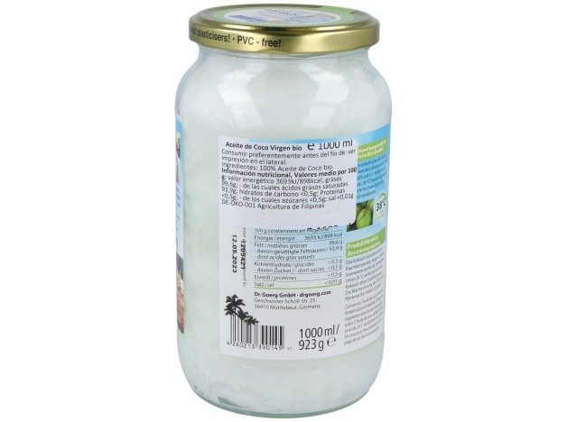 Aceite De Coco 1Lt .Bio