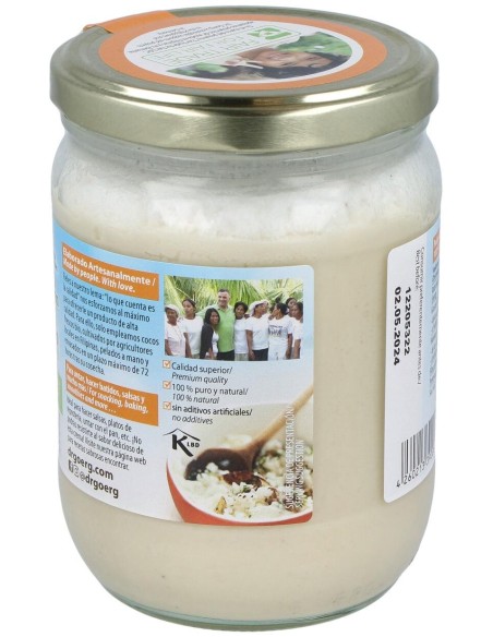 Pulpa De Coco Manteca 500Gr. Bio