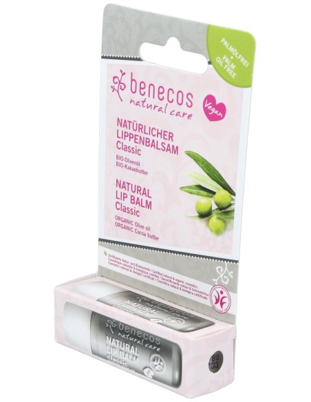 Benecos Cosmeticos Balsamo Labial Vegano Oliva Karite 48G
