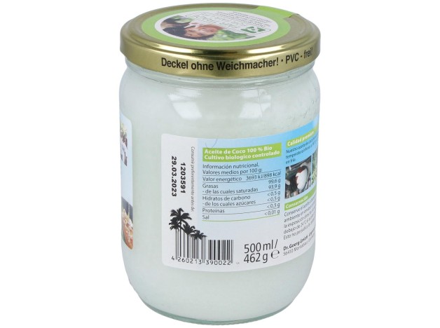 Aceite De Coco 500Ml. Bio