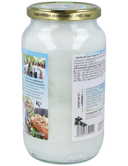 Aceite De Coco 1Lt .Bio