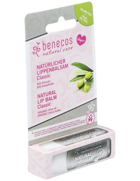 Benecos Cosmeticos Balsamo Labial Vegano Oliva Karite 48G