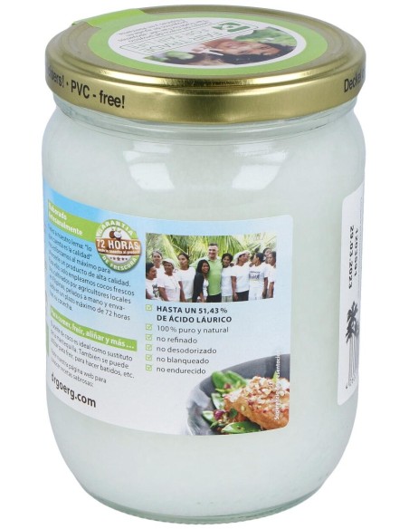 Aceite De Coco 500Ml. Bio