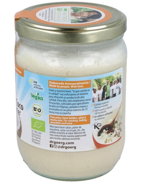 Pulpa De Coco Manteca 500Gr. Bio