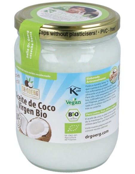 Aceite De Coco 500Ml. Bio
