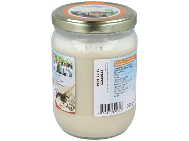 Pulpa De Coco Manteca 500Gr. Bio