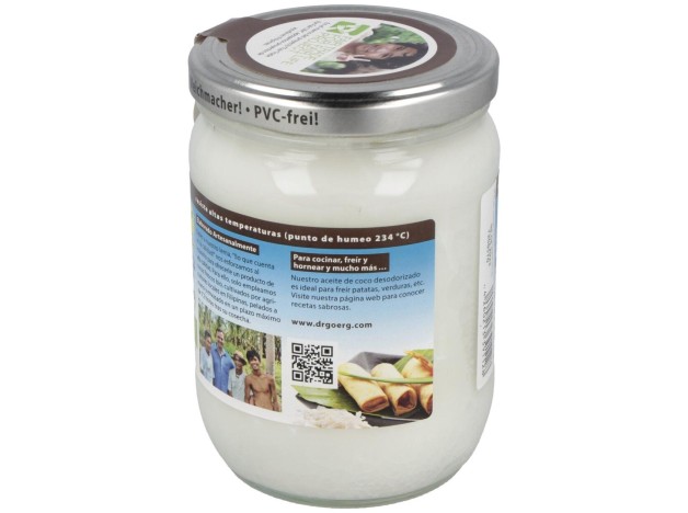 Aceite De Coco Premium Para Cocinar 500Ml. Bio