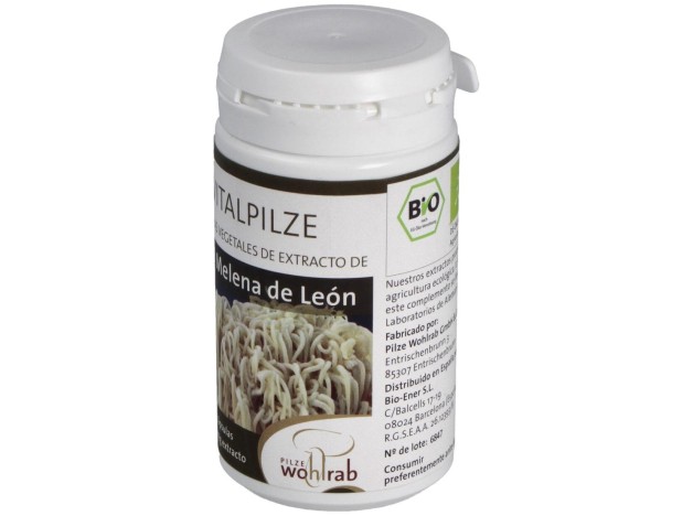 Pilze Wolhrab Melena De León Hericium Bio 60Caps