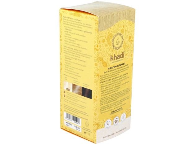 Khadi Hint Of Gold Tinte Rubio Dorado 100%...