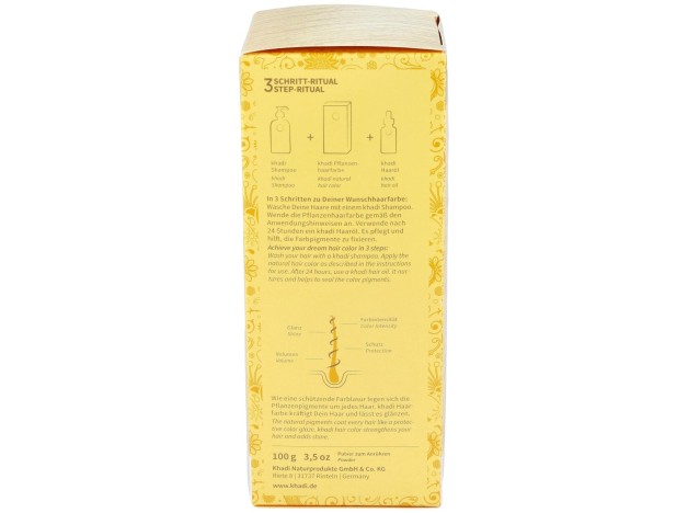 Khadi Hint Of Gold Tinte Rubio Dorado 100%...