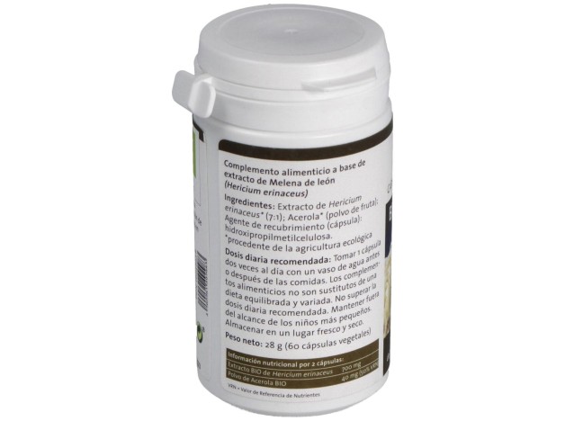 Pilze Wolhrab Melena De León Hericium Bio 60Caps