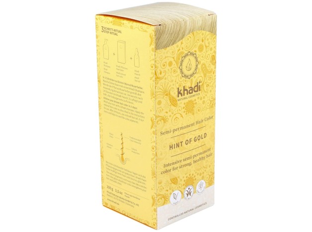 Khadi Hint Of Gold Tinte Rubio Dorado 100%...