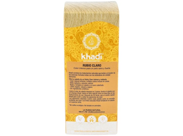 Khadi Tinte Rubio Claro 100% Vegetal 100G