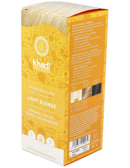 Khadi Tinte Rubio Claro 100% Vegetal 100G