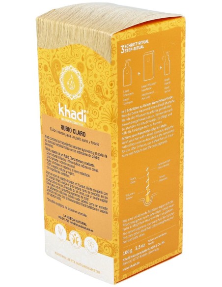Khadi Tinte Rubio Claro 100% Vegetal 100G