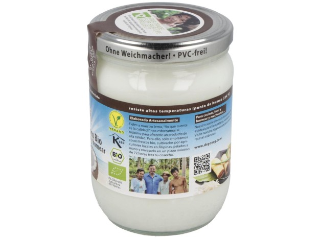 Aceite De Coco Premium Para Cocinar 500Ml. Bio