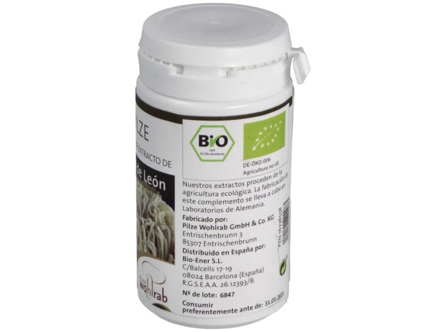 Pilze Wolhrab Melena De León Hericium Bio 60Caps