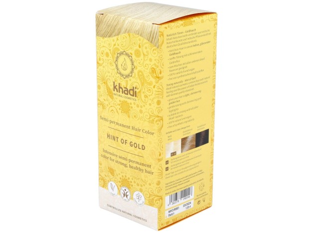 Khadi Hint Of Gold Tinte Rubio Dorado 100%...