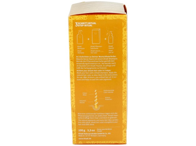 Khadi Tinte Rubio Claro 100% Vegetal 100G