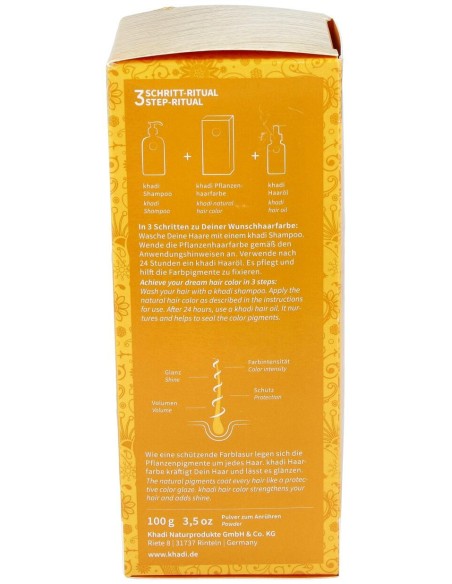 Khadi Tinte Rubio Claro 100% Vegetal 100G