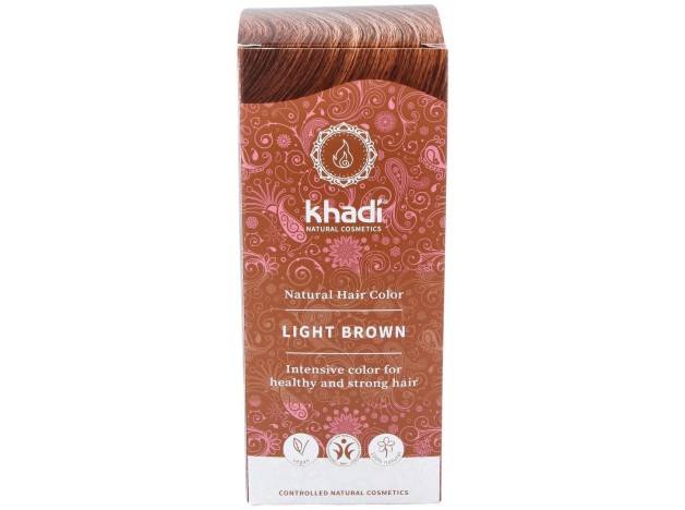 Khadi Tinte Castaño Claro 100% Vegetal 100G