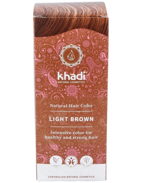 Khadi Tinte Castaño Claro 100% Vegetal 100G