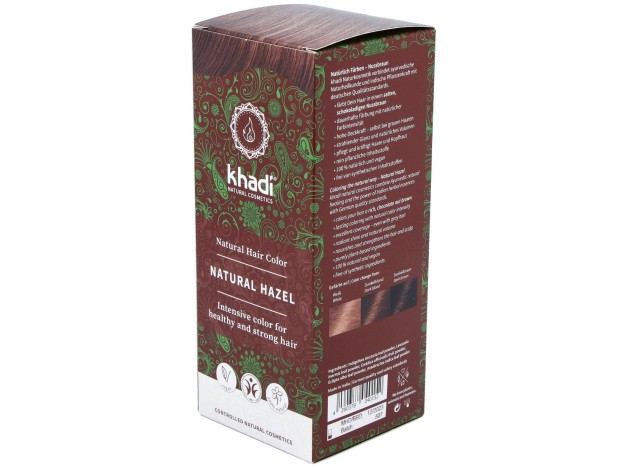 Khadi Tinte Castaño Avellana 100% Vegetal 100G