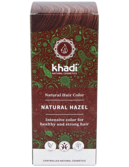 Khadi Tinte Castaño Avellana 100% Vegetal 100G