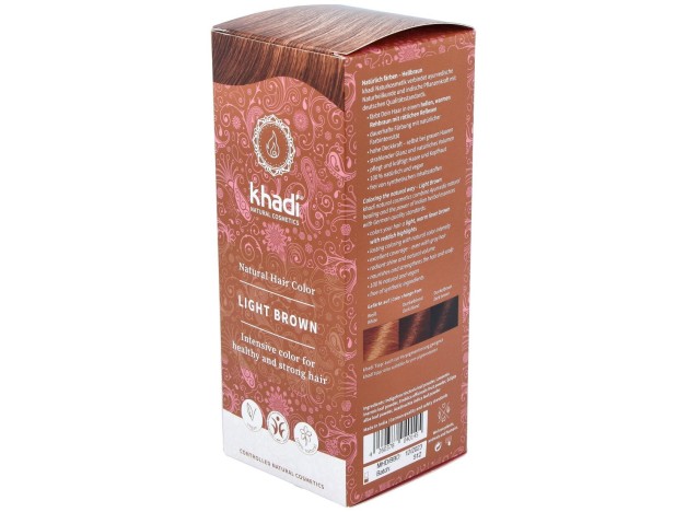 Khadi Tinte Castaño Claro 100% Vegetal 100G
