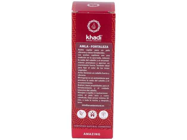 Khadi Amla Aceite Fortalecedor Capilar Brillo 50Ml