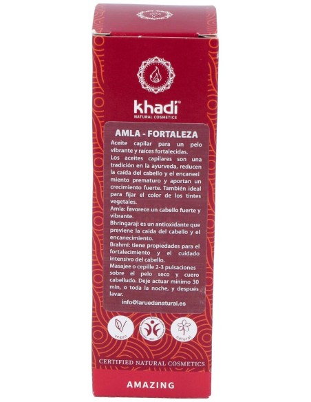 Khadi Amla Aceite Fortalecedor Capilar Brillo 50Ml
