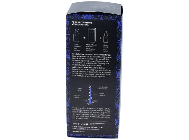 Khadi Tinte Indigo Natural Polvo 100G